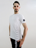 Top de danse latine blanc hommes vêtements de danse de danseur latine Sexy