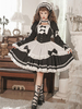 Top Manches Longues Volants Steampunk Noir