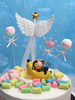 Toppers de gâteau danniversaire de bébé noeuds décorations de fête Déguisements Halloween
