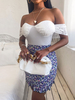 Tops Body Sexy en Dentelles Femme à Col Décolleté avec Manches Courtes Moulant Imprimés Unicolore Tops Sexy Eté
