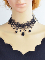 Tour de cou collier féminin fleurs modèle Gemstone Finges rayonne Chic collier