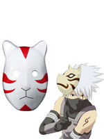 Toussaint Cosplay animé accessoires Masque de Naruto Hatake Kakashi Anbu Déguisements Halloween