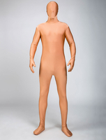 Toussaint Cosplay Combinaison de zentai enveloppé unisexe en lycra spandex nude Déguisements Halloween