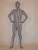 Toussaint Cosplay Combinaison de zentai populaire enveloppé unisexe en lycra spandex multicolore avec rayures Déguisements Halloween