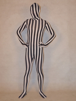 Toussaint Cosplay Combinaison de zentai populaire enveloppé unisexe en lycra spandex multicolore avec rayures Déguisements Halloween