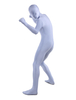 Toussaint Cosplay Combinaison gris clair de zentai enveloppé unisexe en lycra spandex Déguisements Halloween