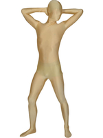Toussaint Cosplay Costume beige de zentai en lycra spandex enveloppé Déguisements Halloween