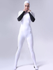 Toussaint Cosplay Costume Catsuit féminin noir et blanc en lycra Déguisements Halloween