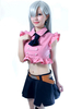 Toussaint Cosplay Costume comme Elizabeth The Seven Deadly Sins Déguisements Halloween