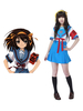Toussaint Cosplay Costume comme Suzumiya Haruhi Déguisements Halloween