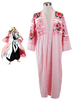 Toussaint Cosplay Costume d’Animé Bleach Kyoraku Shunsui Kimono Déguisements Halloween