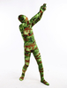 Toussaint Cosplay Costume de zenta enveloppé à la mode unisexe en lycra spandex multicolore camouflage Déguisements Halloween