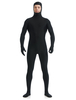 Toussaint Cosplay Costume de zenta noir lycra spandex Déguisements Halloween