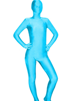 Toussaint Cosplay Costume de zentai azuré unisexe intégrale en lycra Déguisements Halloween