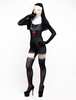 Toussaint Cosplay Costume de zentai blanc de Religieuse en lycra spandex enveloppé Déguisements Halloween