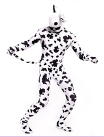 Toussaint Cosplay Costume de zentai blanc de Vache motifs d