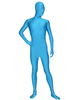 Toussaint Cosplay Costume de zentai bleu en lycra spandex enveloppé Halloween