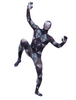 Toussaint Cosplay Costume de zentai combinaison enveloppé unisexe en lycra spandex multicolore imprimé géométrique Déguisements Halloween
