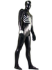 Toussaint Cosplay Costume de zentai  métallisé brillant bicolore enveloppé Déguisements Halloween