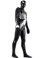 Toussaint Cosplay Costume de zentai  métallisé brillant bicolore enveloppé Déguisements Halloween