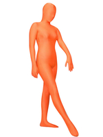 Toussaint Cosplay Costume de zentai orange en lycra spandex enveloppé Déguisements Halloween