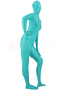 Toussaint Cosplay Costume de zentai unisexe intégral en lycra Cyan Déguisements Halloween