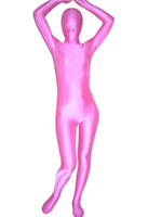Toussaint Cosplay Costume de zentai unisexe intégral rose en lycra pour Déguisements Halloween Déguisements Halloween