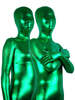 Toussaint Cosplay Costume de zentai unisexe intégral vert d