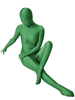 Toussaint Cosplay Costume de Zentai vert en lycra fibre élastique Déguisements Halloween