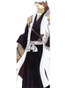 Toussaint Cosplay Costume du Capitaine de 7e Division Komamura Sajin dans Bleach Déguisements Halloween