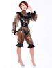 Toussaint Cosplay Costume latex femme travail unique avec dentelle Déguisements Halloween