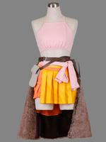 Toussaint Cosplay Costume Multicolor Final Fantasy Vanille en Faux cuir Déguisements Halloween
