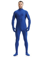 Toussaint Cosplay Costume Zenta en lycra spandex bleu roi Déguisements Halloween