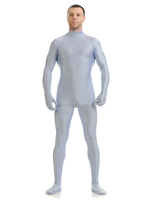 Toussaint Cosplay Costume Zenta en lycra spandex gris Déguisements Halloween