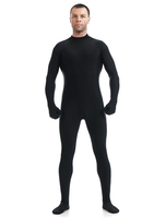 Toussaint Cosplay Costume Zenta en lycra spandex noir Déguisements Halloween