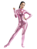 Toussaint Cosplay Costume Zenta métallique brillant rose Déguisements Halloween