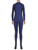 Toussaint Cosplay Costume Zentai marine Slim Fit Spandex pour femmes Déguisements Halloween
