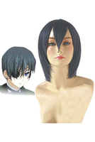 Toussaint Cosplay Perruque de Kuroshitsuji Ciel Déguisements Halloween