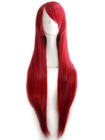 Toussaint Cosplay Perruque Fairy Tail Elza Scarlet Déguisements Halloween