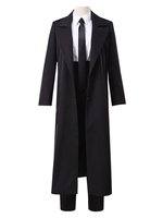 Tronçonneuse homme Makima Cosplay Costume sécurité publique diable chasseur noir Blazer costume tenue
