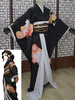 Tueur de démon: Kimetsu No Yaiba Cosplay Kibutsuji Muzan Version féminine Kimono Costume Déguisements Halloween