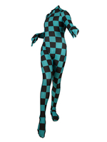 Tueur de démons Kimetsu No Yaiba Tanjirou Kamado Cosplay Costume Zentai combinaison