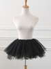Tulle Lolita Jupons Crinoline Jupe Tutu Noir Jupe Sous Laine Déguisements Halloween