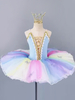 Tutu de ballet professionnel du Lac des cygnes pour filles blanc bouffant style princesse tenue de danse de ballerine.