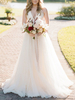 Une robe de mariée en ligne Ivoire Blackless col en V Spaghetti bretelles robe de mariée