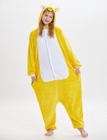 Unicorn Kigurumi Carnaval Onesie Pajamas 2021 Pegasus Jaune Flannel Unisex Adultes Combinaison Déguisements Halloween
