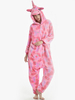 Unicorn Pyjamas Kigurumi Carnaval Onesie Déguisements Halloween 2021 Dreaming Star Rose Flanelle Combinaison Femmes