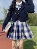 Uniforme Académique Tenue Scolaire Veste De JK Japonaise Marine Foncé Lolita Mignonne