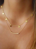 Unique collier métallique mode ornement métallique