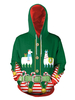 Unisexe Sweat À Capuche De Noël À Manches Longues Costumes De Vacances Déguisements